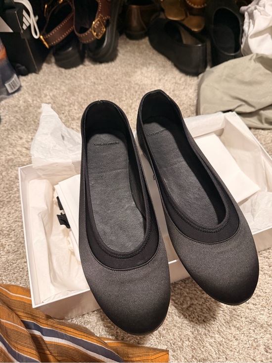 Loulou Studio Shoes - Loulou Studio - Frano Satin Ballet Flats
